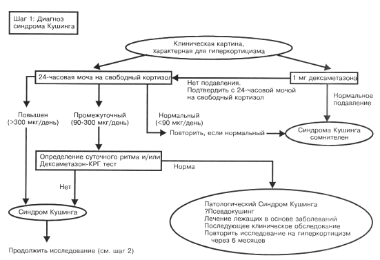 Болезнь иценко кушинга схема